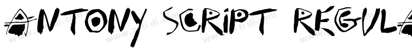Antony Script Regula字体转换